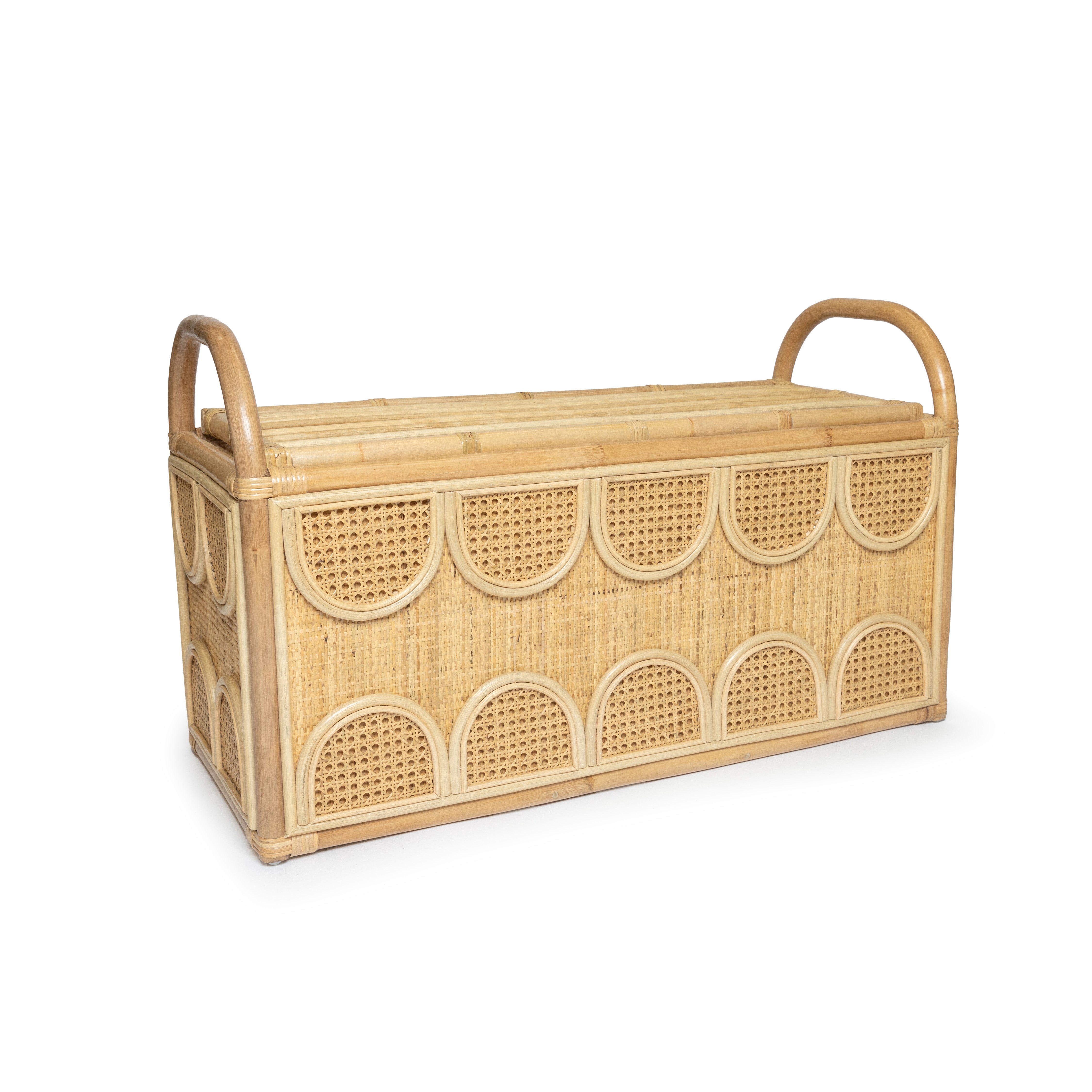 MIRAGE Rattan Storage Bench