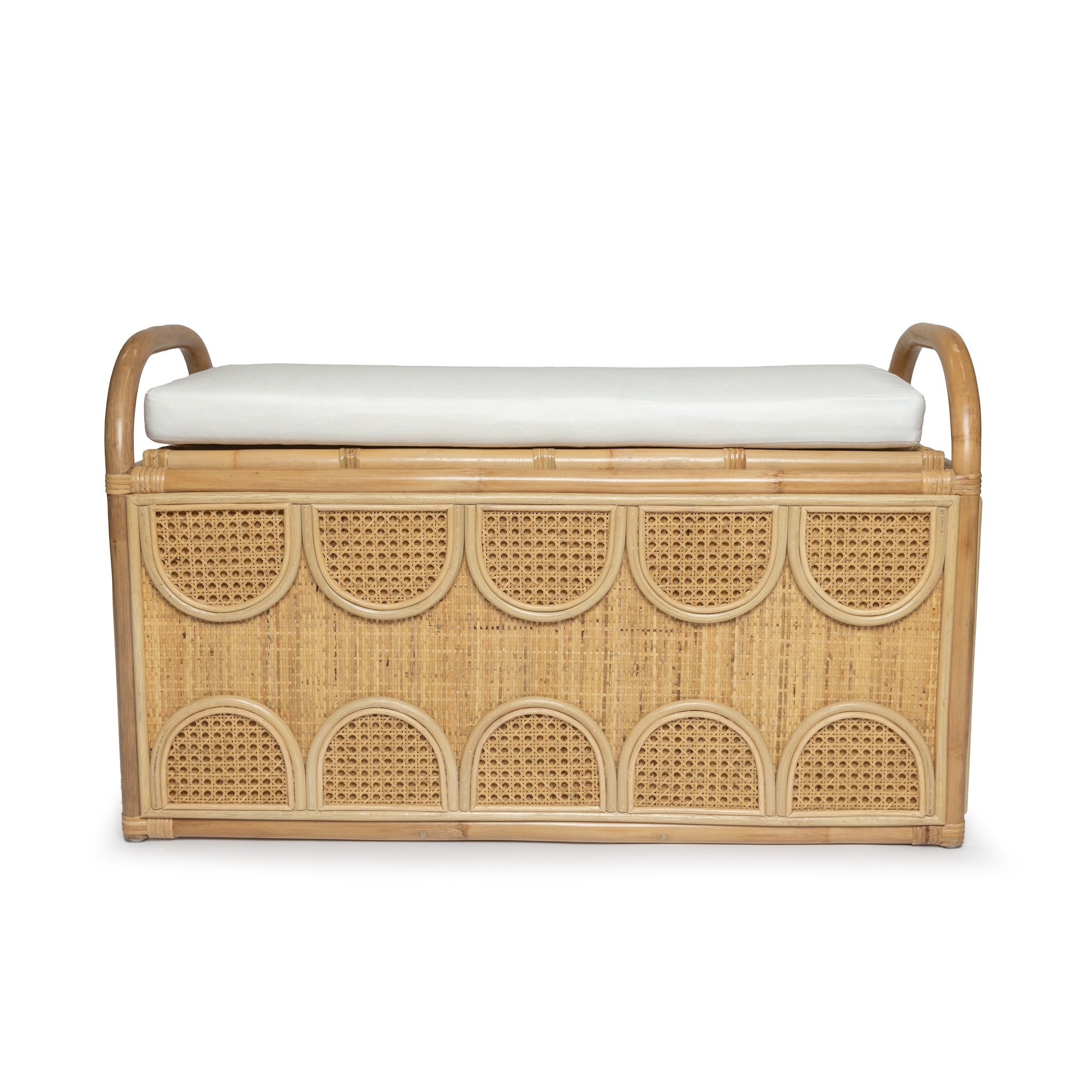 MIRAGE Rattan Storage Bench