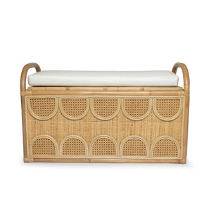 MIRAGE Rattan Storage Bench