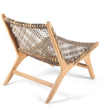 Load image into Gallery viewer, SEVILLE Woven Cord Teak Lounge Chair
