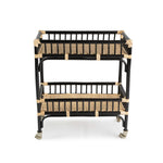 Load image into Gallery viewer, ONYX Rattan Bar Cart
