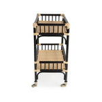 Load image into Gallery viewer, ONYX Rattan Bar Cart
