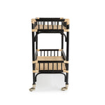 Load image into Gallery viewer, ONYX Rattan Bar Cart
