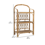 Load image into Gallery viewer, HINDE Etagere Rattan Rack
