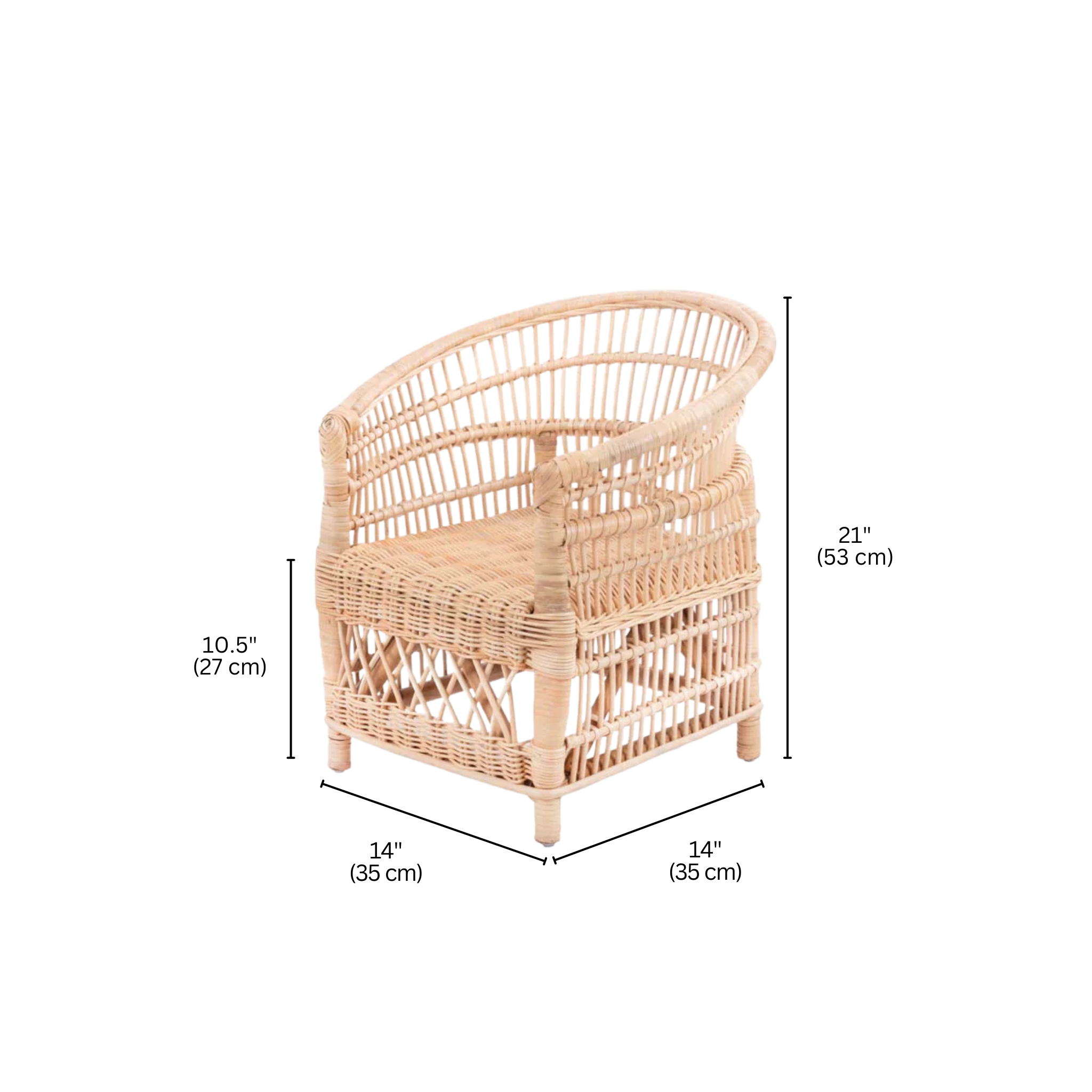 MALAWI Rattan Kids Chair