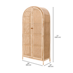 Load image into Gallery viewer, REISEN Rattan Wardrobe
