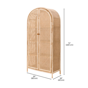 REISEN Rattan Wardrobe