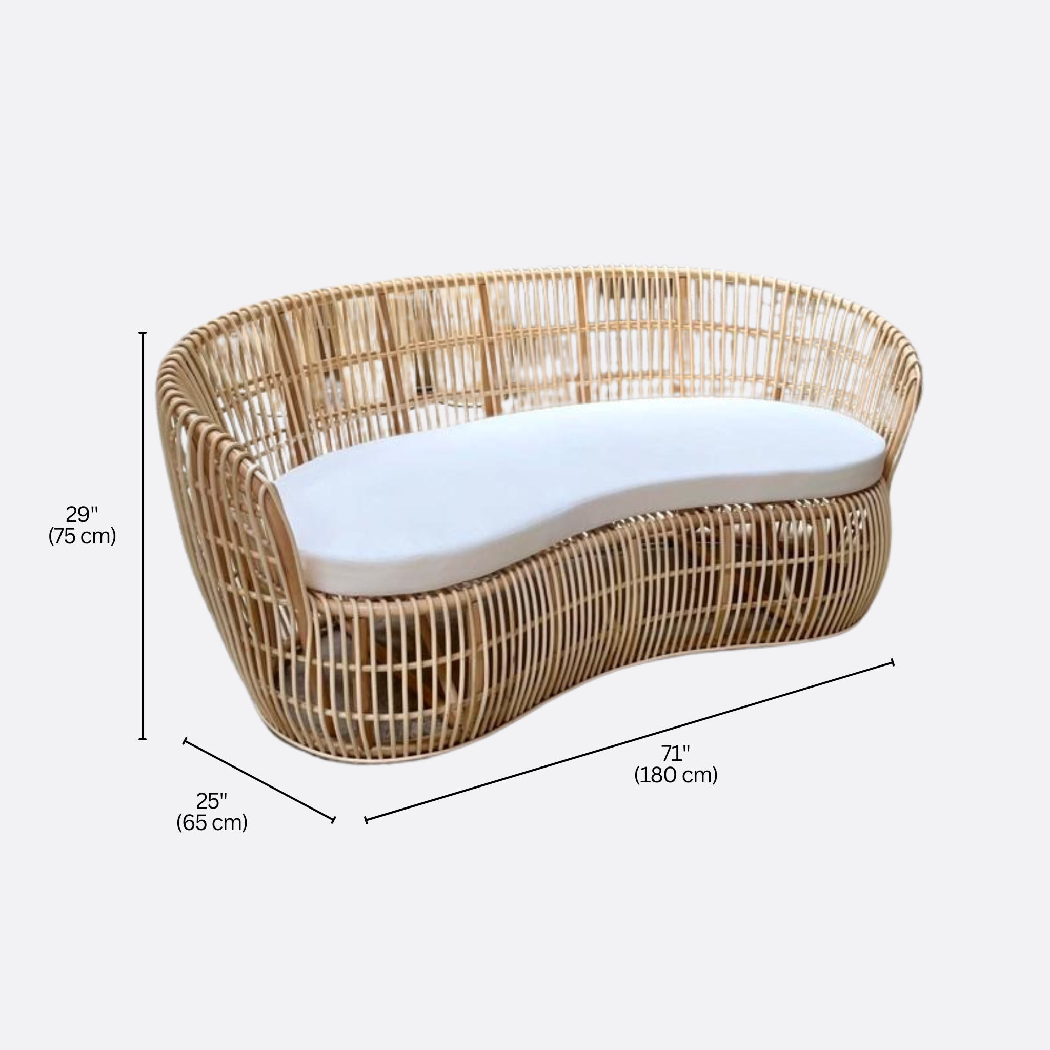 TULUM Rattan Sofa