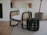 Load image into Gallery viewer, HARBOUR Rattan Chair - Black
