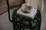 Load image into Gallery viewer, SOHO Rattan Side Table Black

